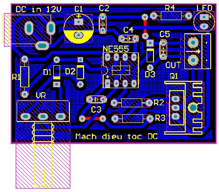 điều tốc đông cơ NE555